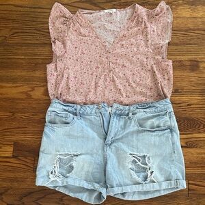 Floral Pink Women's Top